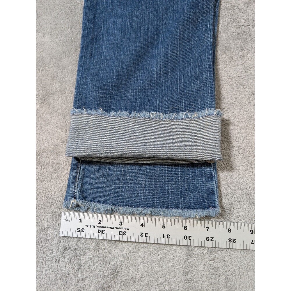 Vintage Tommy Hilfiger Capri Jeans Juniors 9 Blue Studded Low Rise Distressed - Picture 12 of 12